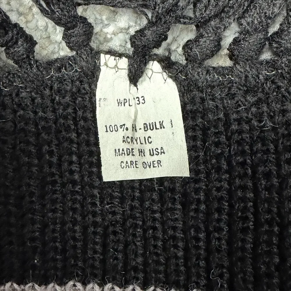 Raiders Scarf Mens One Size Black Gray Striped NFL Football Knit Fringe USA